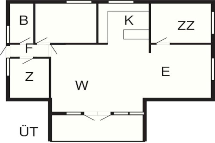 6 Person Holiday Home In Ansager Eksteriør bilde